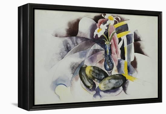 Flowers and Cucumbers-Charles Demuth-Framed Premier Image Canvas