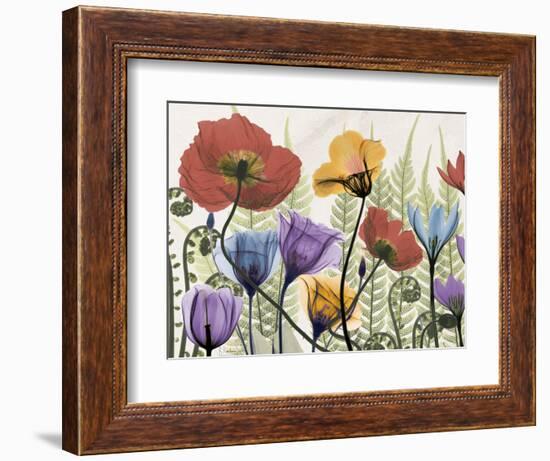 Flowers and Ferns 1-Albert Koetsier-Framed Premium Giclee Print