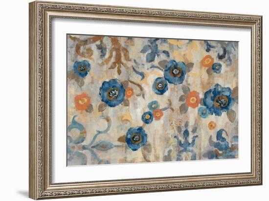 Flowers and Fragments-Silvia Vassileva-Framed Art Print