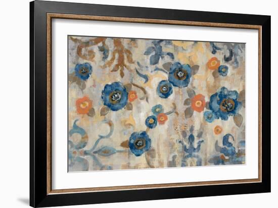 Flowers and Fragments-Silvia Vassileva-Framed Art Print