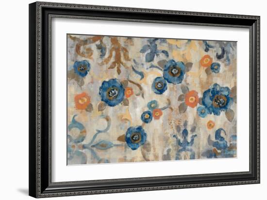 Flowers and Fragments-Silvia Vassileva-Framed Art Print