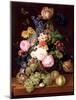 Flowers and Fruit with a Bird's Nest on a Ledge, 1821-Franz Xavier Petter-Mounted Giclee Print