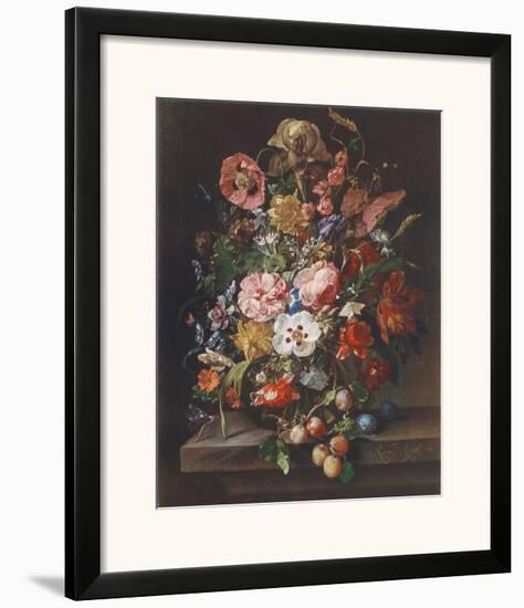 Flowers and Fruit-Rachel Ruysch-Framed Art Print