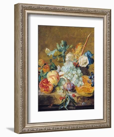 Flowers and Fruit-Jan van Huysum-Framed Giclee Print