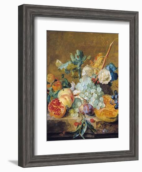 Flowers and Fruit-Jan van Huysum-Framed Giclee Print