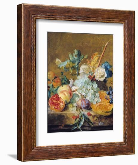 Flowers and Fruit-Jan van Huysum-Framed Giclee Print