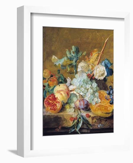 Flowers and Fruit-Jan van Huysum-Framed Giclee Print