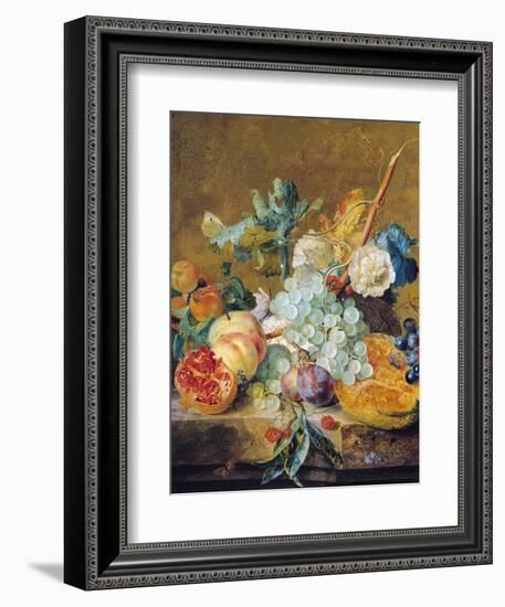 Flowers and Fruit-Jan van Huysum-Framed Giclee Print