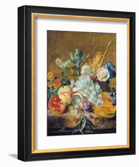 Flowers and Fruit-Jan van Huysum-Framed Giclee Print