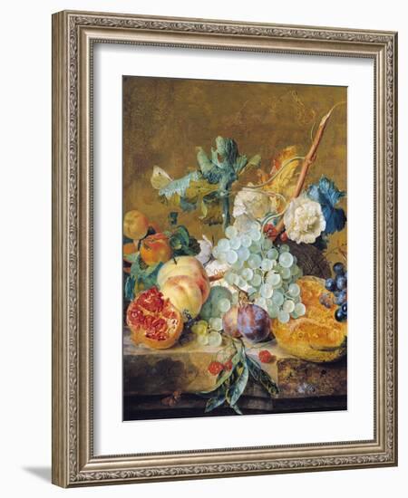 Flowers and Fruit-Jan van Huysum-Framed Giclee Print