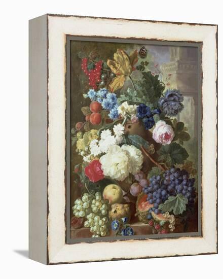 Flowers and Fruit-Jan van Os-Framed Premier Image Canvas