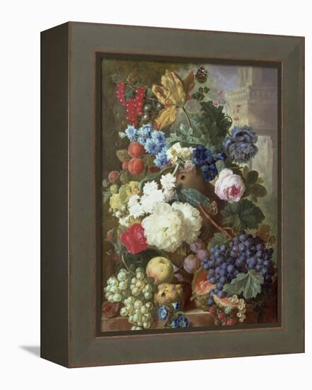 Flowers and Fruit-Jan van Os-Framed Premier Image Canvas