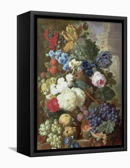 Flowers and Fruit-Jan van Os-Framed Premier Image Canvas