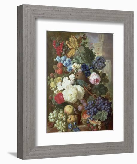 Flowers and Fruit-Jan van Os-Framed Giclee Print