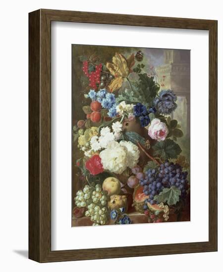 Flowers and Fruit-Jan van Os-Framed Giclee Print