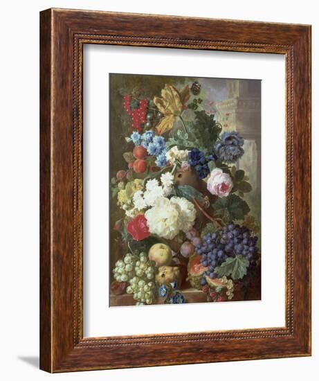 Flowers and Fruit-Jan van Os-Framed Giclee Print