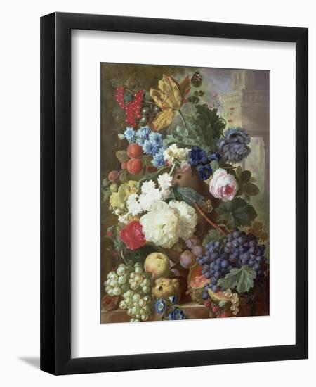 Flowers and Fruit-Jan van Os-Framed Giclee Print