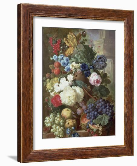 Flowers and Fruit-Jan van Os-Framed Giclee Print