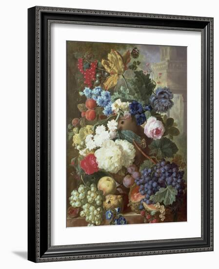 Flowers and Fruit-Jan van Os-Framed Giclee Print