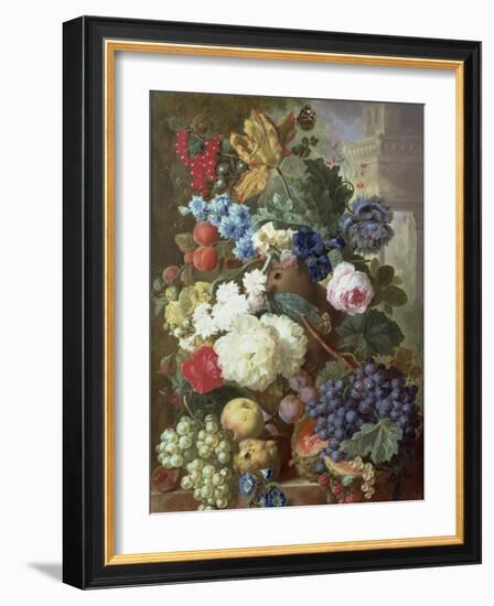 Flowers and Fruit-Jan van Os-Framed Giclee Print