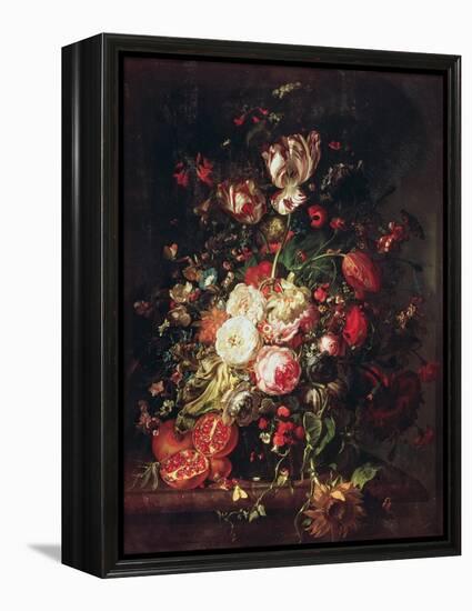 Flowers and Fruit-Rachel Ruysch-Framed Premier Image Canvas