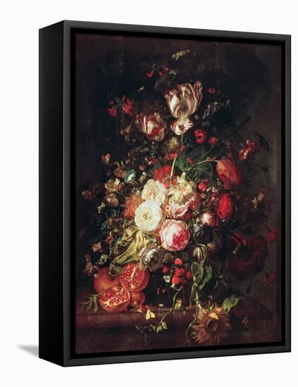 Flowers and Fruit-Rachel Ruysch-Framed Premier Image Canvas