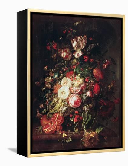 Flowers and Fruit-Rachel Ruysch-Framed Premier Image Canvas