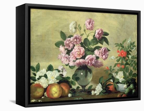 Flowers and Fruit-Bernardo Strozzi-Framed Premier Image Canvas