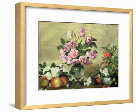 Flowers and Fruit-Bernardo Strozzi-Framed Giclee Print