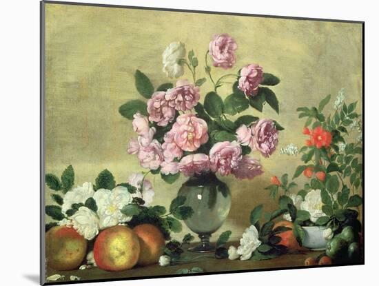 Flowers and Fruit-Bernardo Strozzi-Mounted Giclee Print