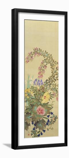 Flowers and Grasses I-Suzuki Kiitsu-Framed Giclee Print