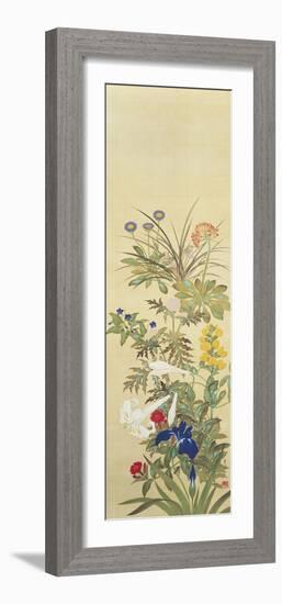 Flowers and Grasses II-Suzuki Kiitsu-Framed Giclee Print