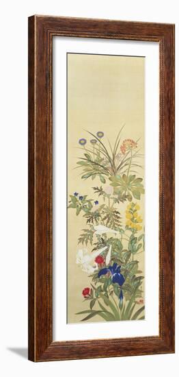 Flowers and Grasses II-Suzuki Kiitsu-Framed Giclee Print