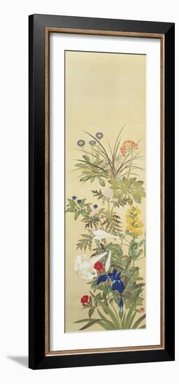 Flowers and Grasses II-Suzuki Kiitsu-Framed Giclee Print