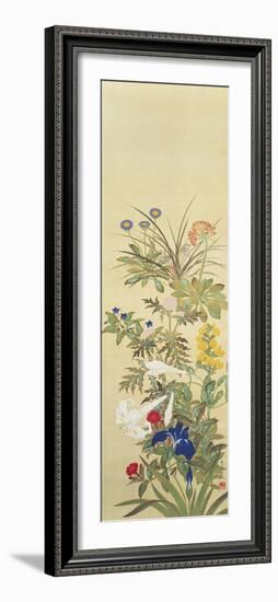 Flowers and Grasses II-Suzuki Kiitsu-Framed Giclee Print