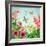 Flowers and Hummingbirds-Olga Kovaleva-Framed Giclee Print