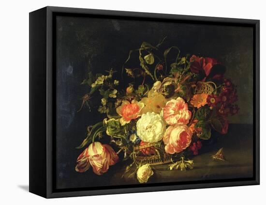 Flowers and Insects, 1711-Rachel Ruysch-Framed Premier Image Canvas