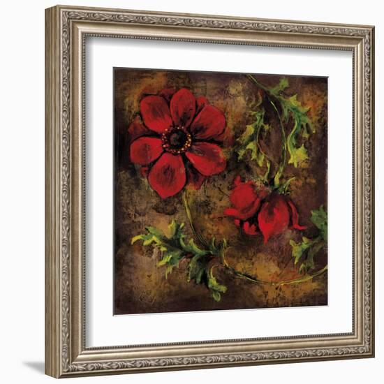 Flowers and Leaves IV-null-Framed Giclee Print