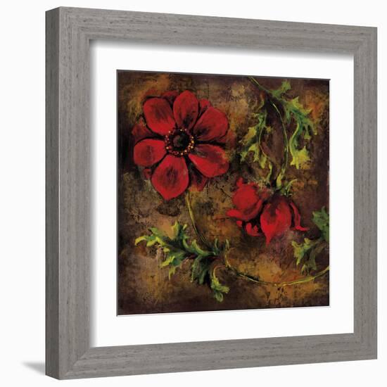 Flowers and Leaves IV-null-Framed Giclee Print