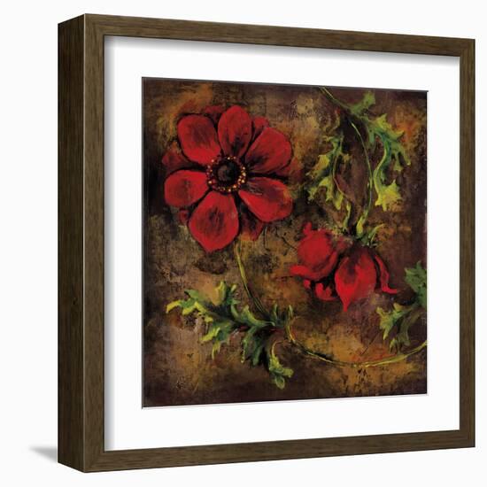 Flowers and Leaves IV-null-Framed Giclee Print