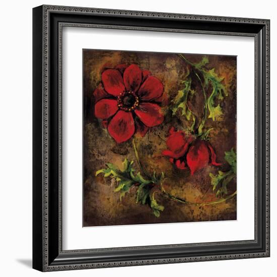 Flowers and Leaves IV-null-Framed Giclee Print