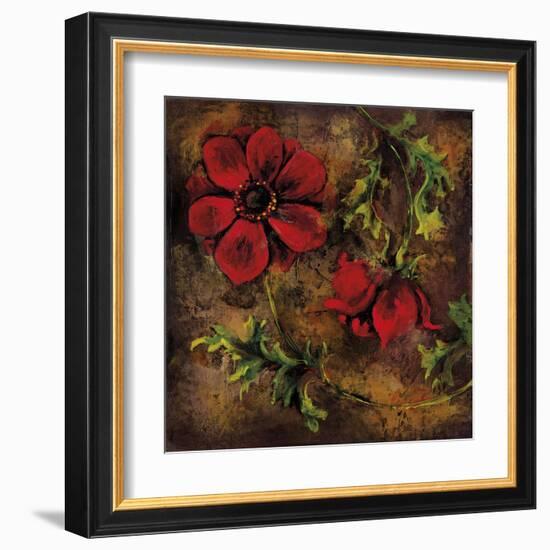 Flowers and Leaves IV-null-Framed Giclee Print