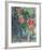 Flowers and Lovers-Marc Chagall-Framed Art Print