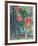 Flowers and Lovers-Marc Chagall-Framed Art Print