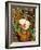 Flowers and Serpent, 1950 (Oil on Canvas)-Nina Hamnett-Framed Giclee Print