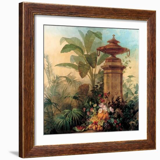 Flowers and Tropical P-Jean Capeinick-Framed Art Print