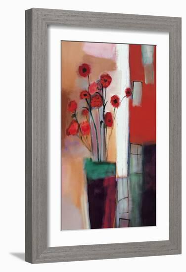 Flowers at Home-Nancy Ortenstone-Framed Art Print