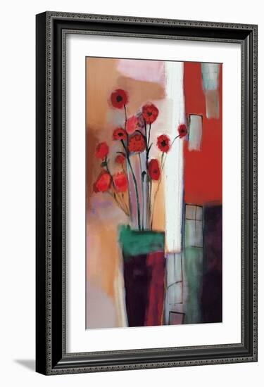 Flowers at Home-Nancy Ortenstone-Framed Art Print