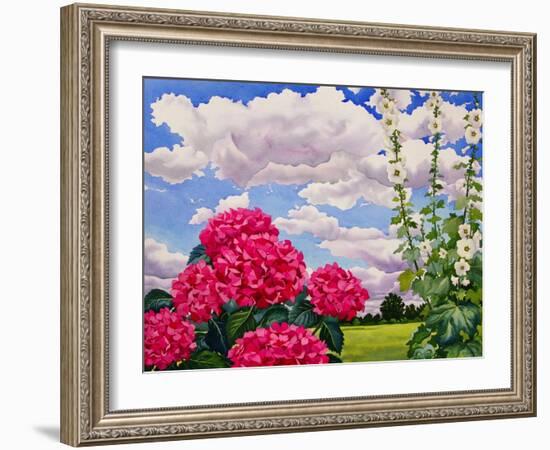 Flowers at the Edge of a Meadow, 2008-Christopher Ryland-Framed Giclee Print