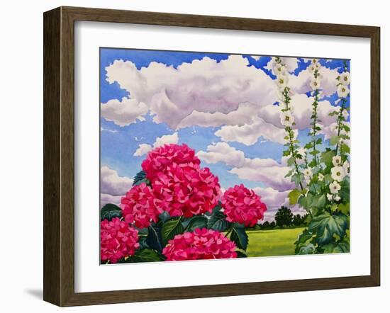 Flowers at the Edge of a Meadow, 2008-Christopher Ryland-Framed Giclee Print